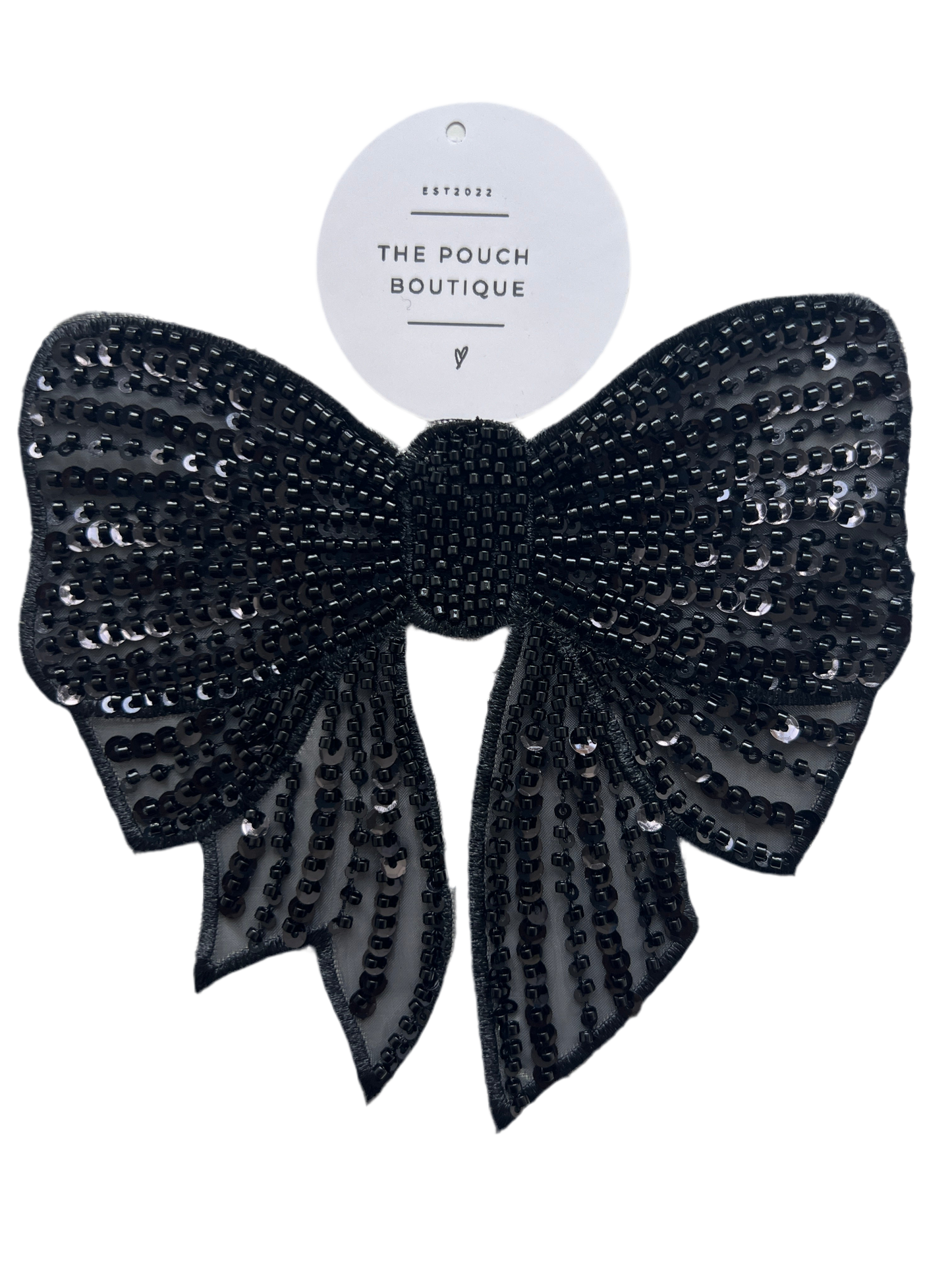 Large Black Pearl Bow