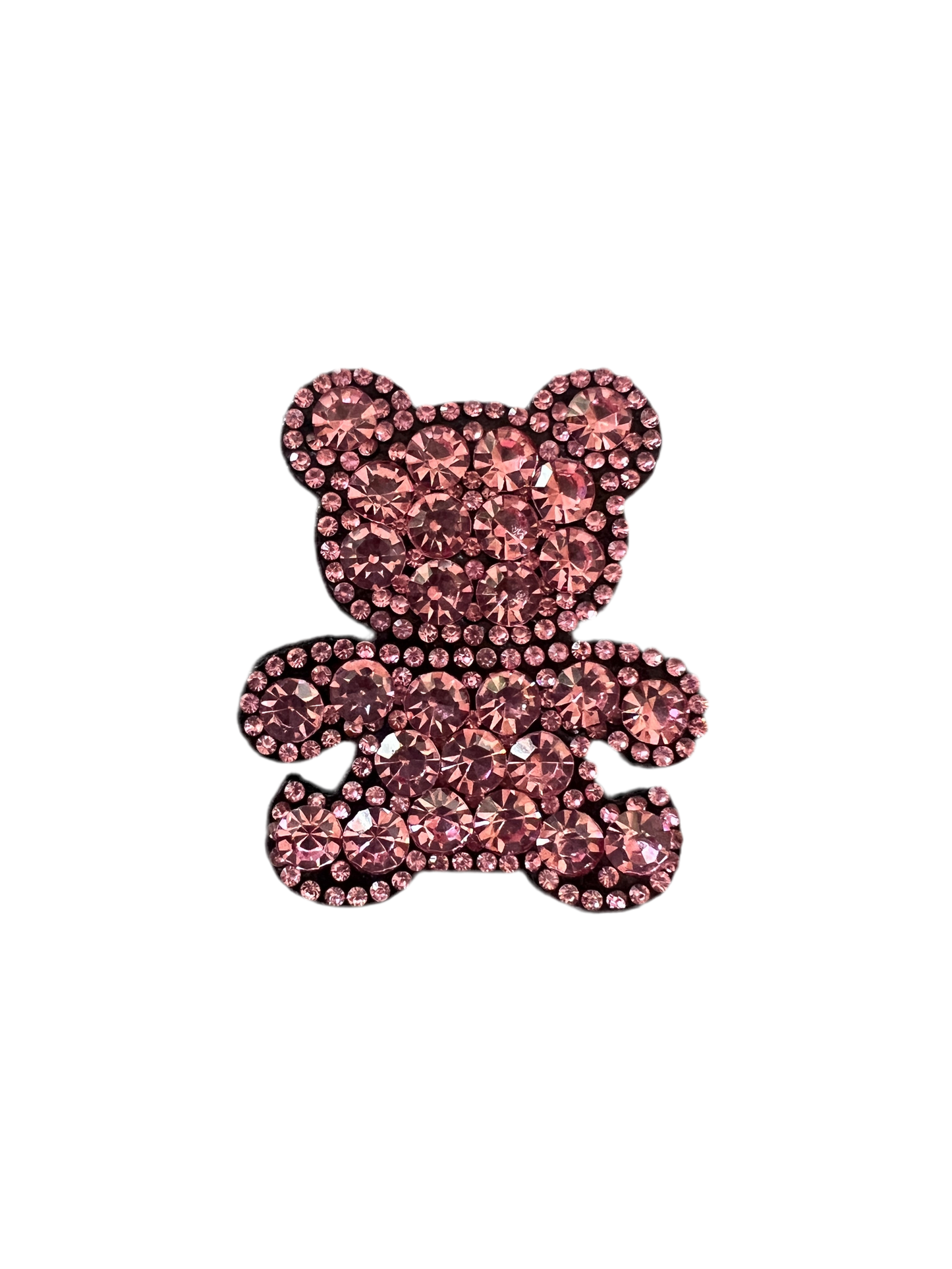Rhinestone teddy bear patch