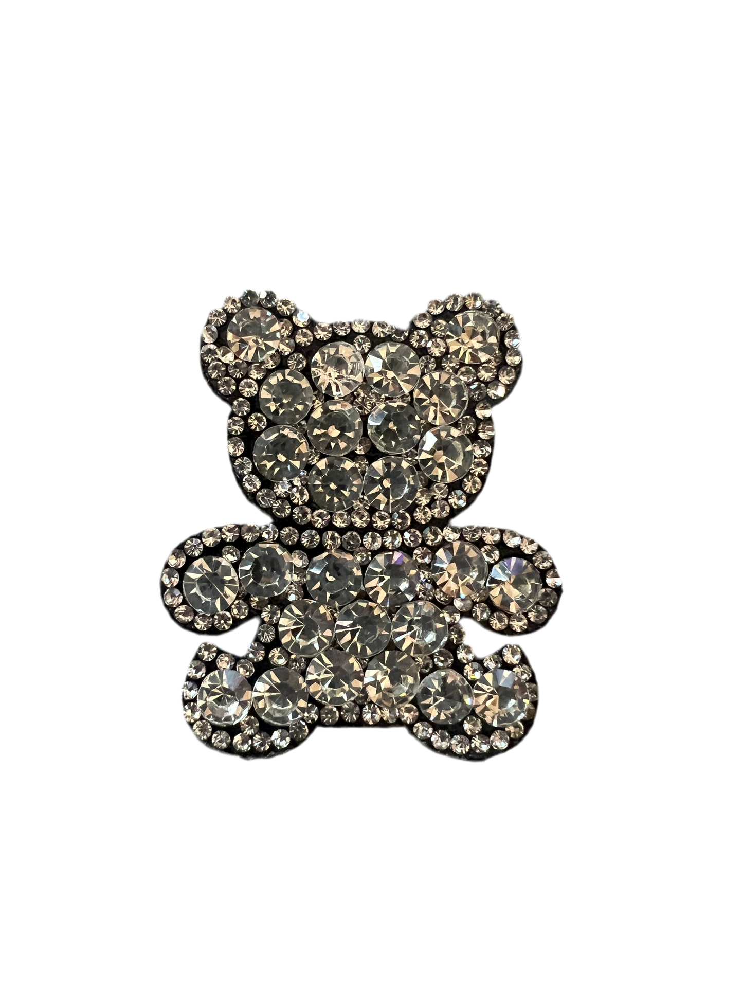 Rhinestone teddy bear patch