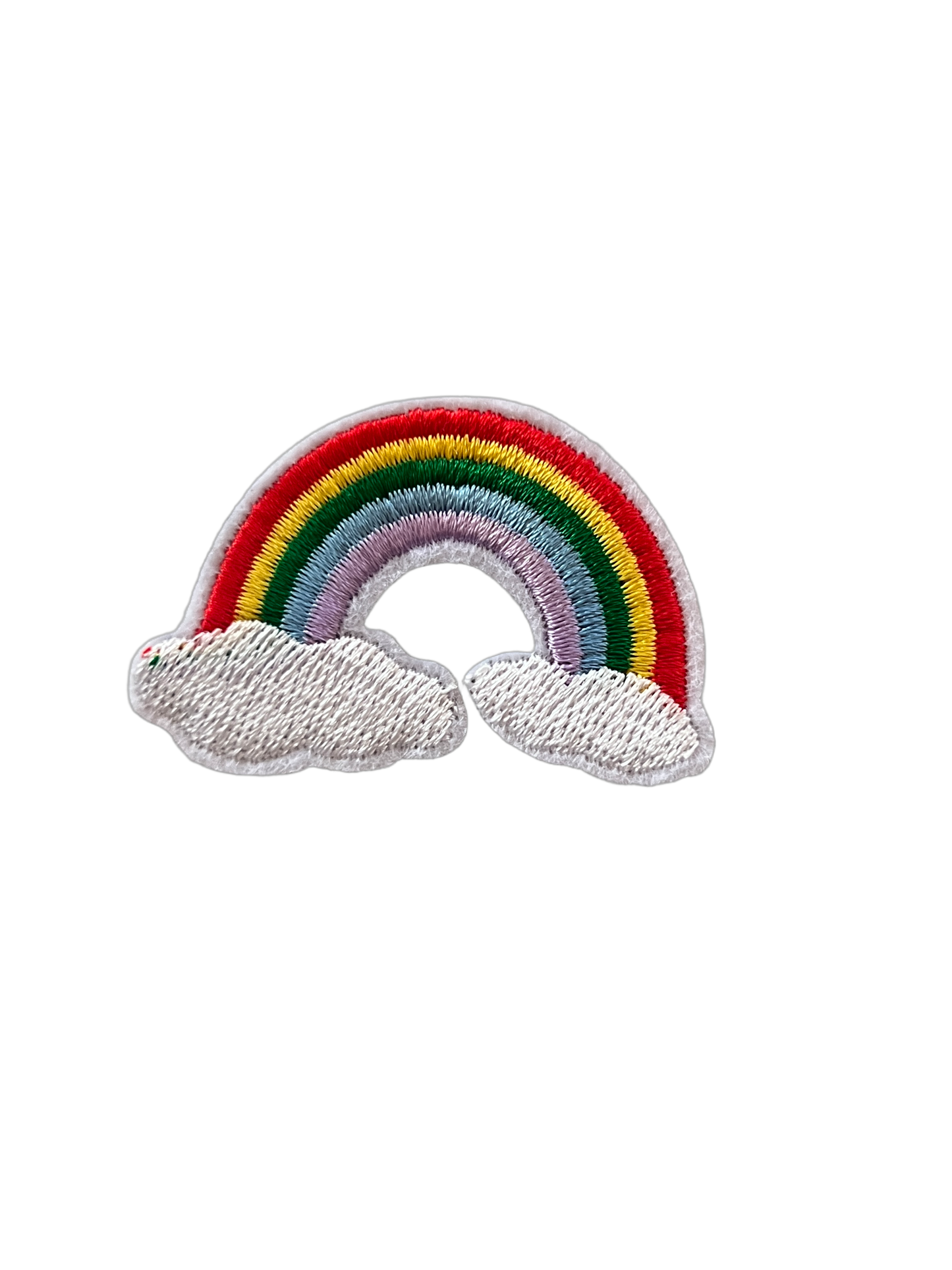 Embroidered small rainbow