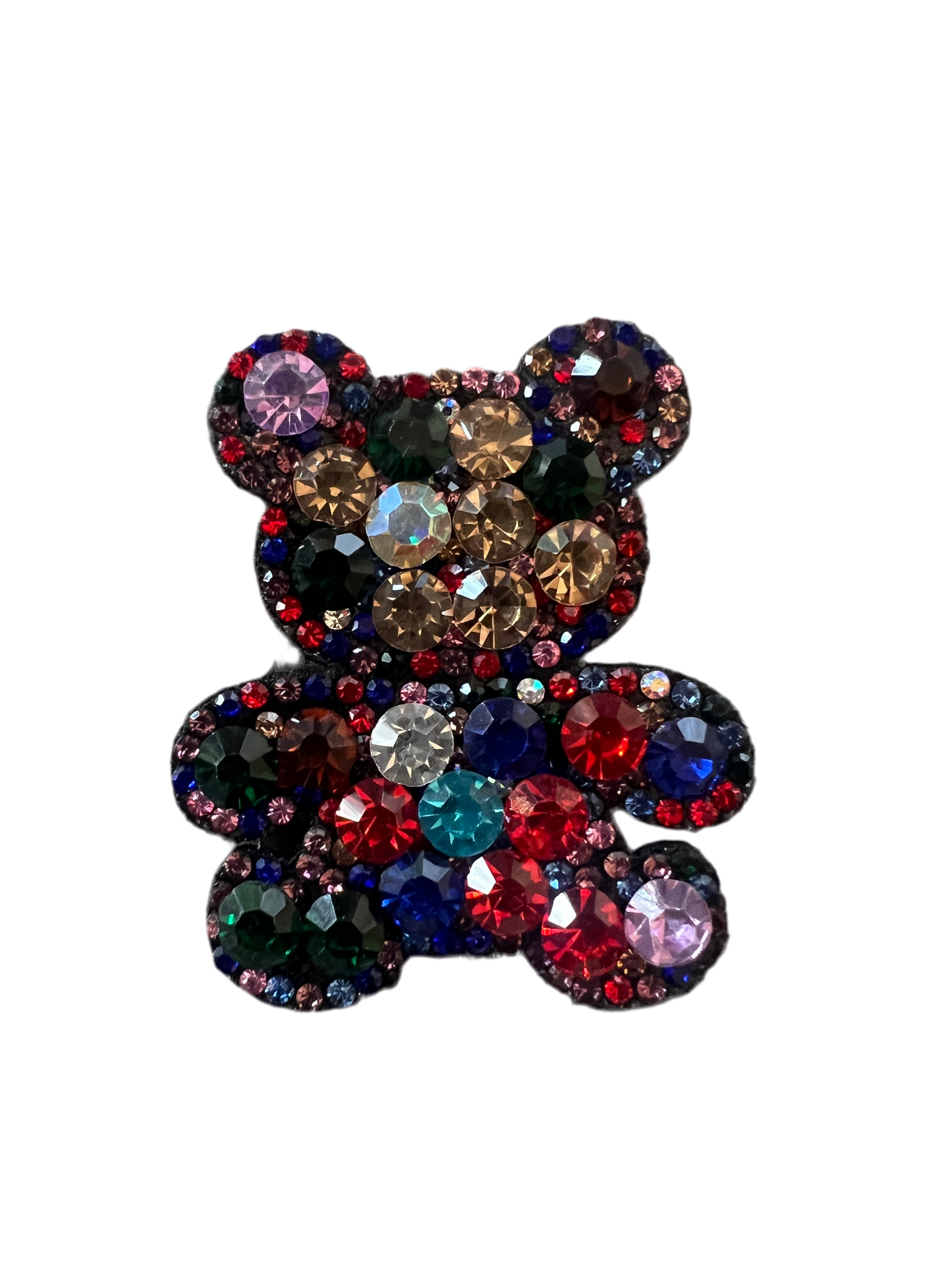 Rhinestone teddy bear patch