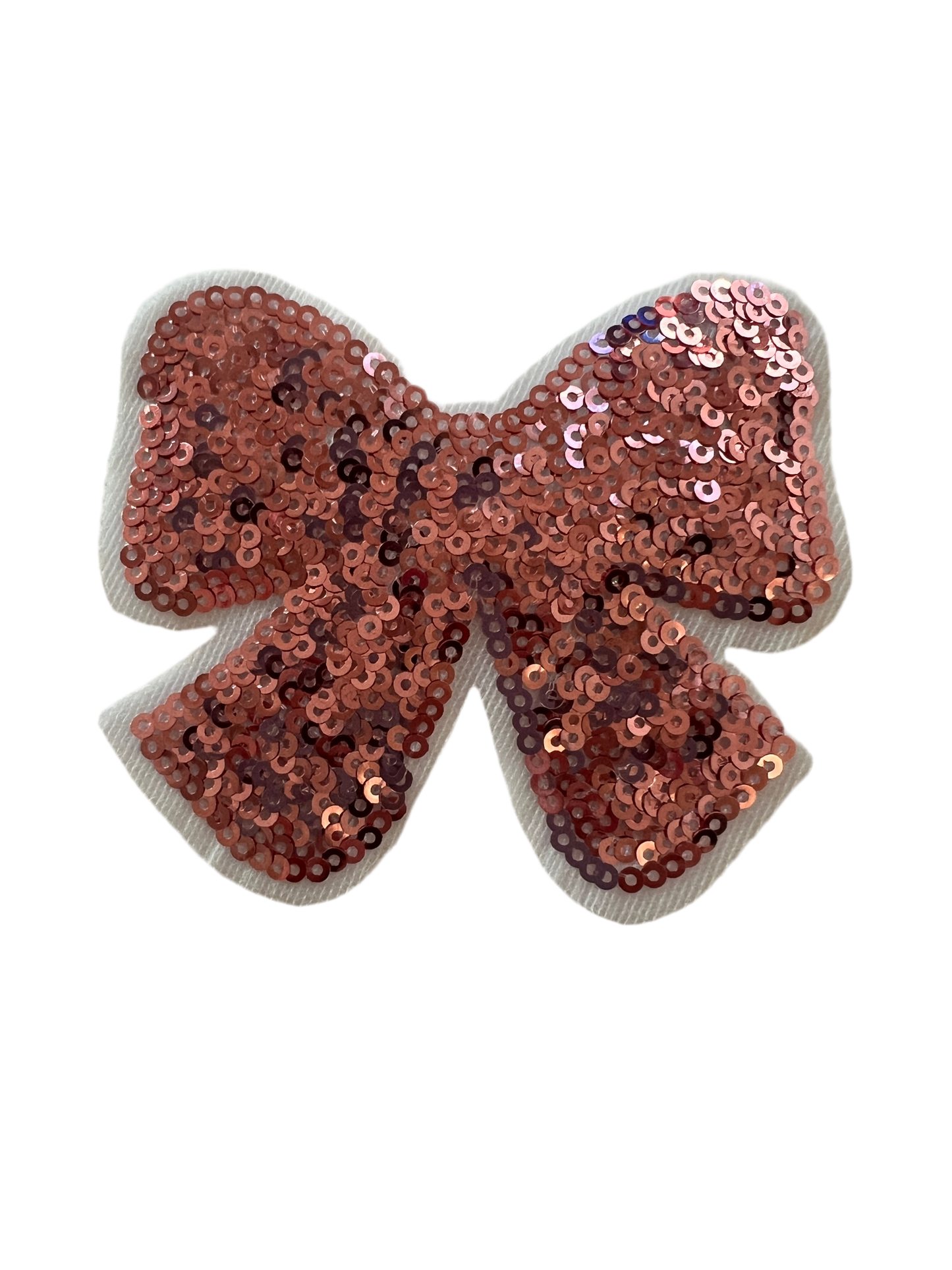 Pink Sequin Bow Patch
