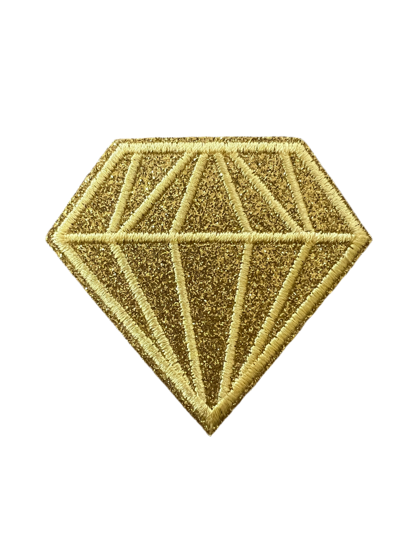 Large Embroidered & Glitter Diamonds