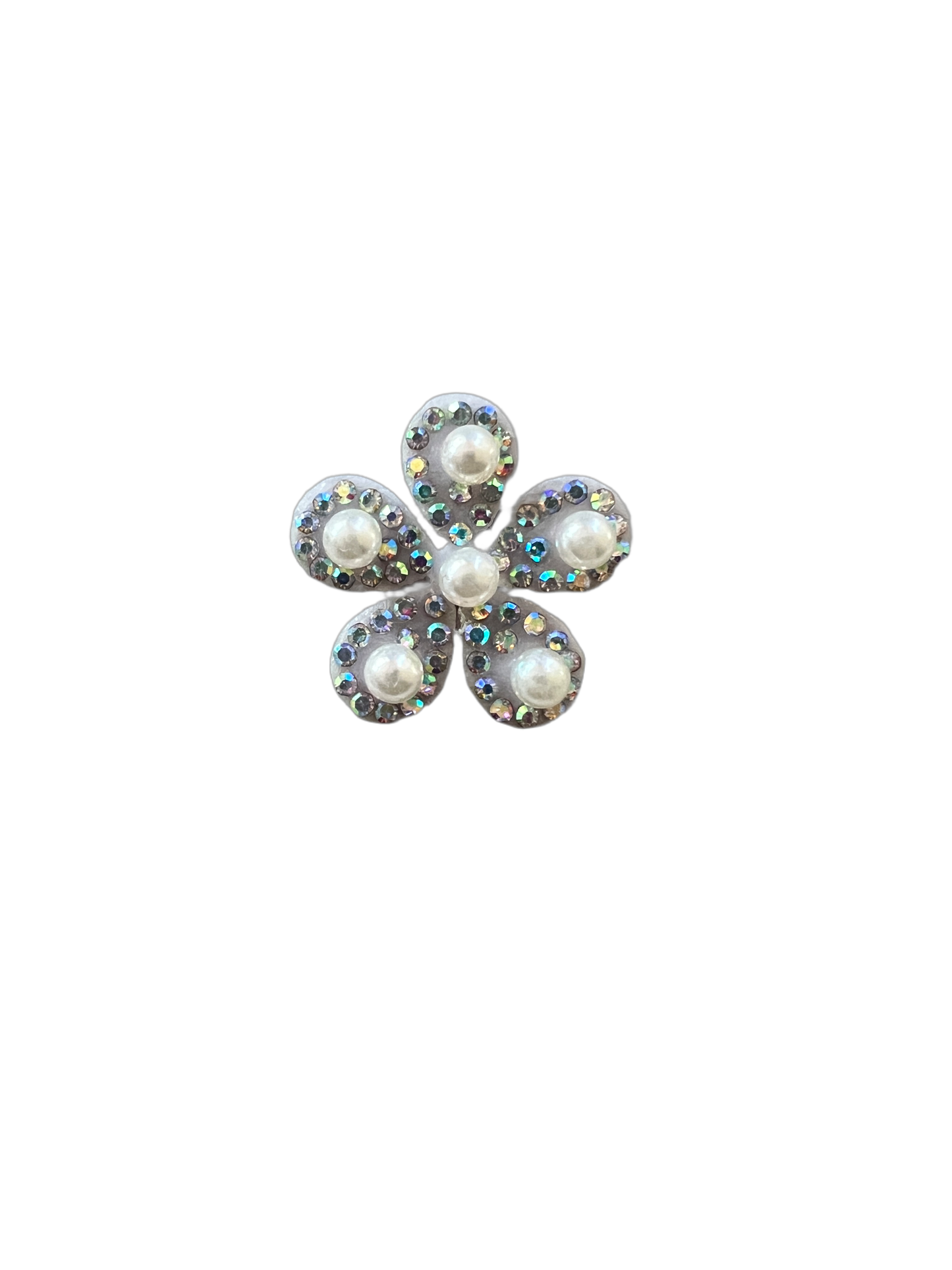 Pearl & Rhinestone Flower