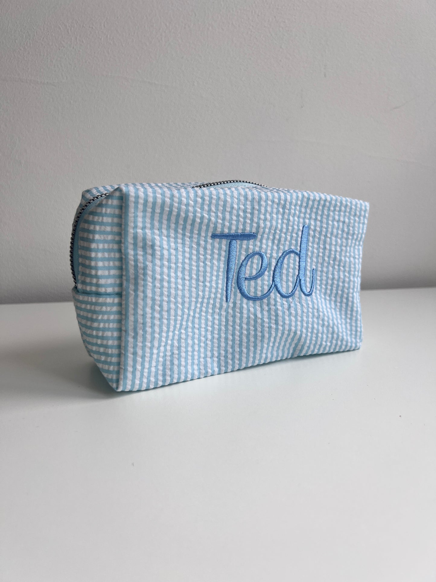 Seersucker small pouch