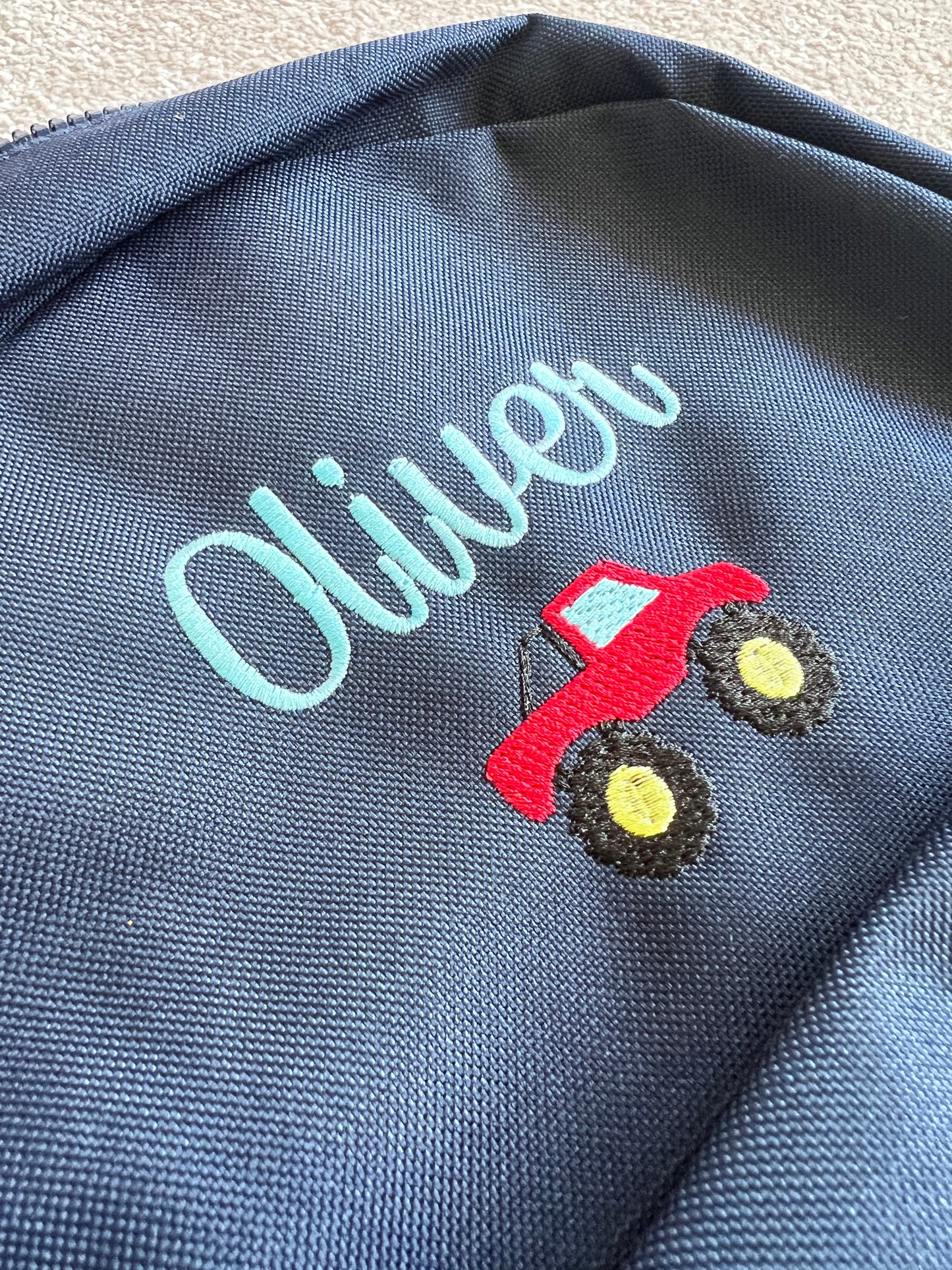 Embroidered Toddler backpack with motif