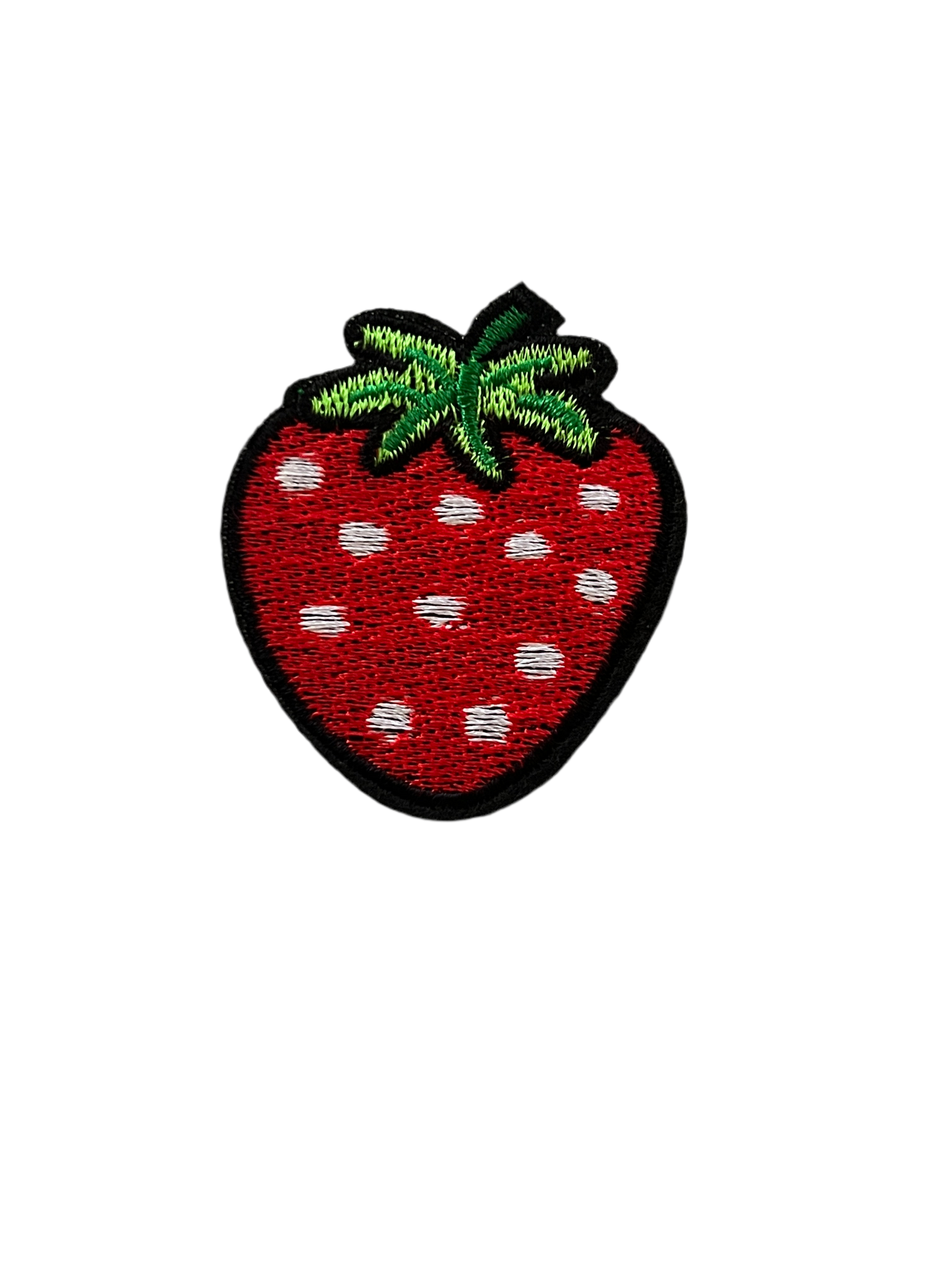 Embroidered Strawberry Patche