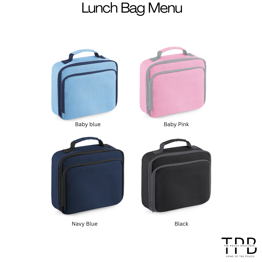 Personalised patch or embroidery lunchbox