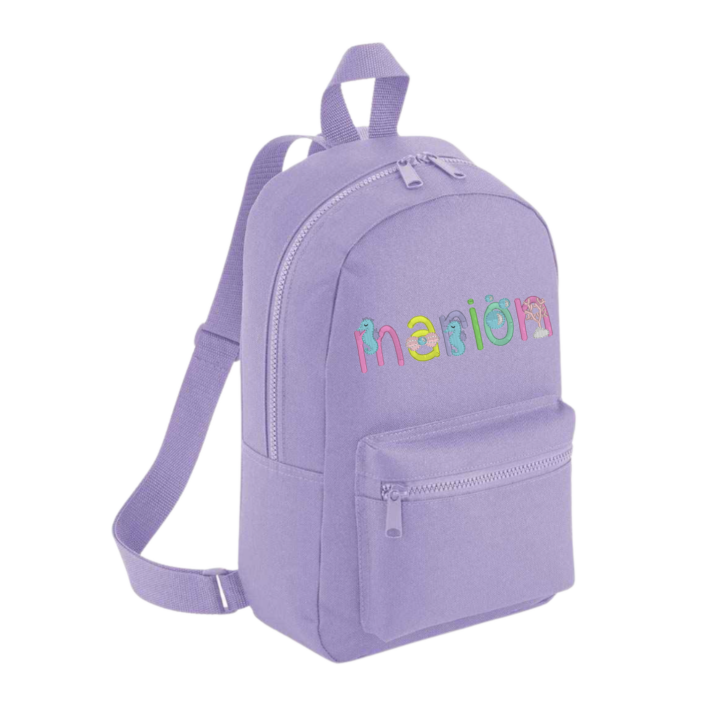 Themed Embroidered toddler backpack