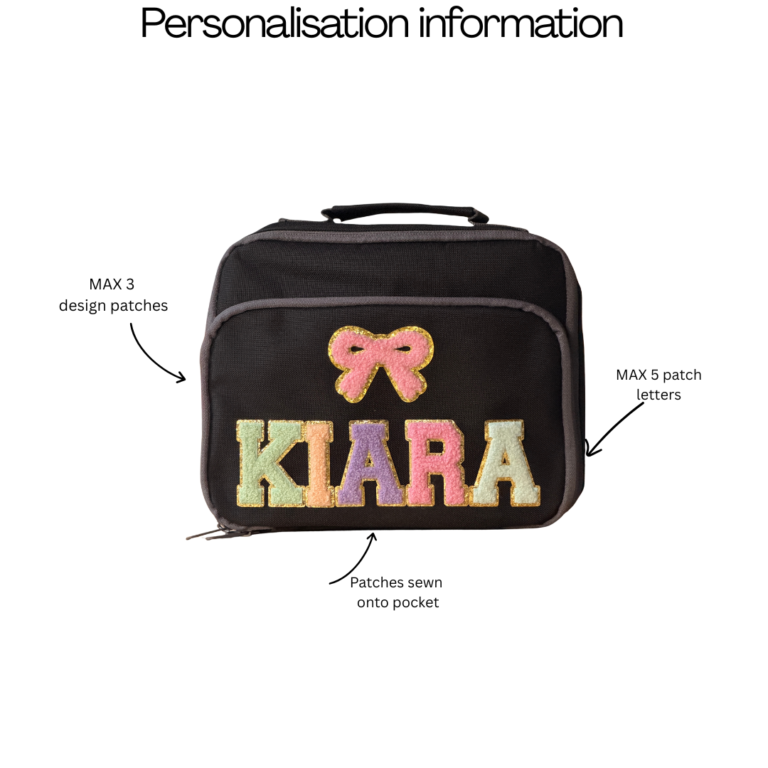 Personalised patch lunch box