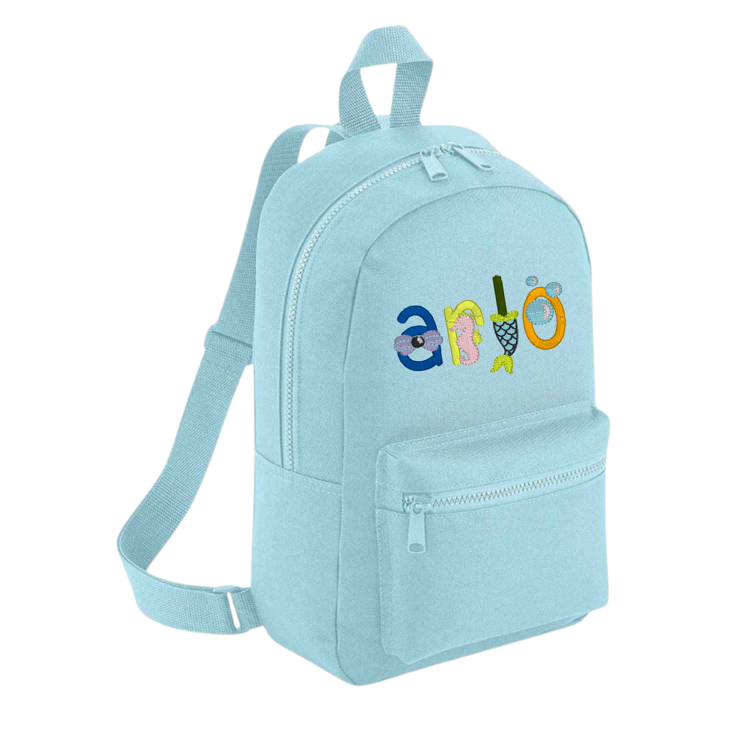 Themed Embroidered toddler backpack