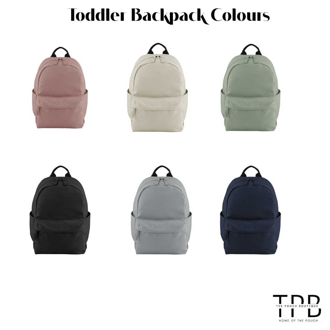 Personalised Patch or embroidery mini backpack