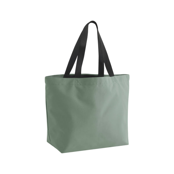 Personalised carryall tote bag with patches or embroidery