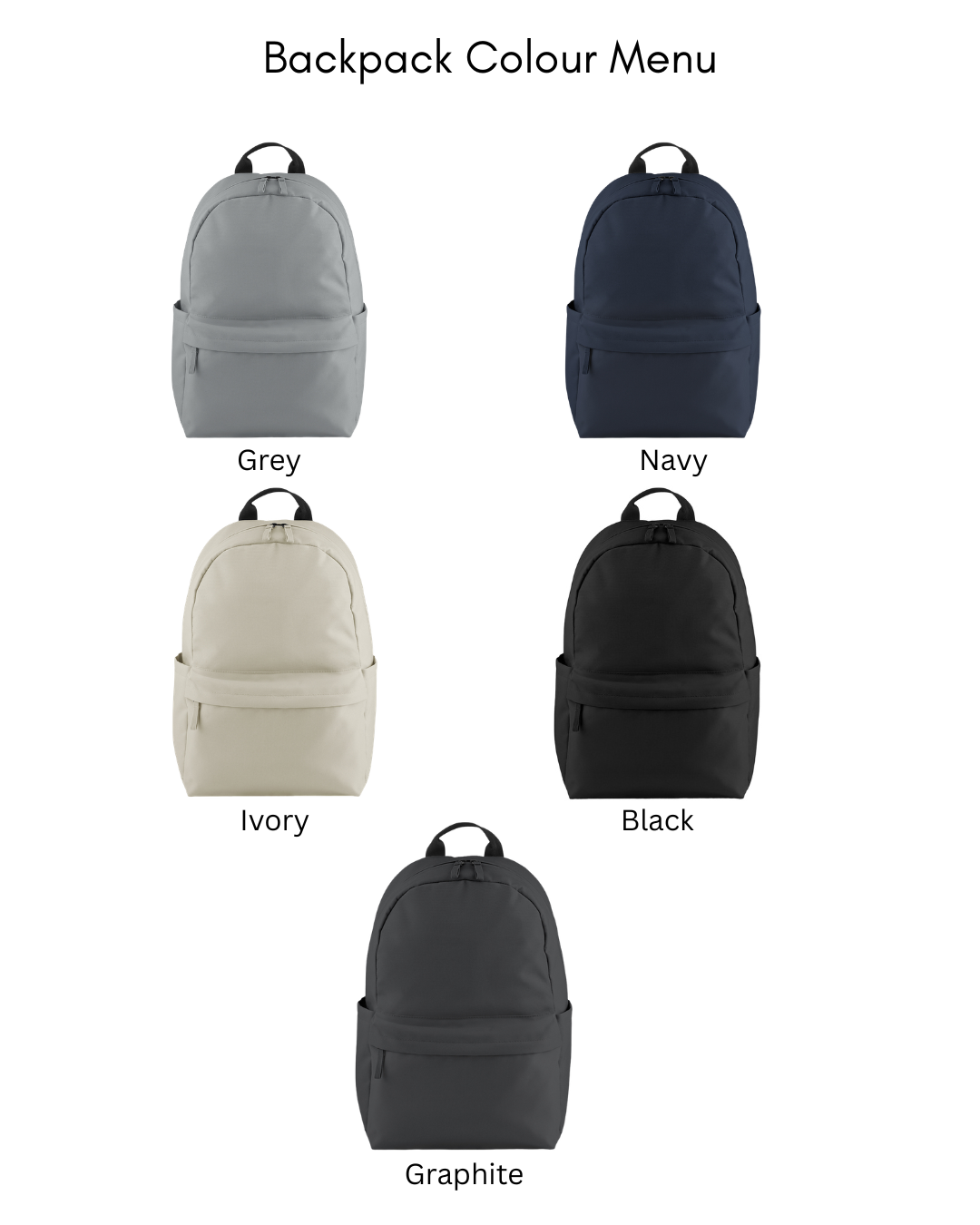 Personalised Large Patch or embroidery backpack