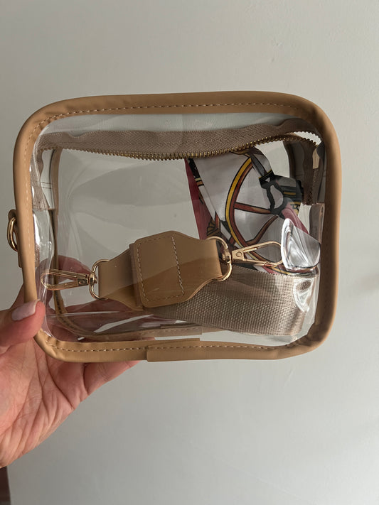 Tan Stadium Cross Body Bag