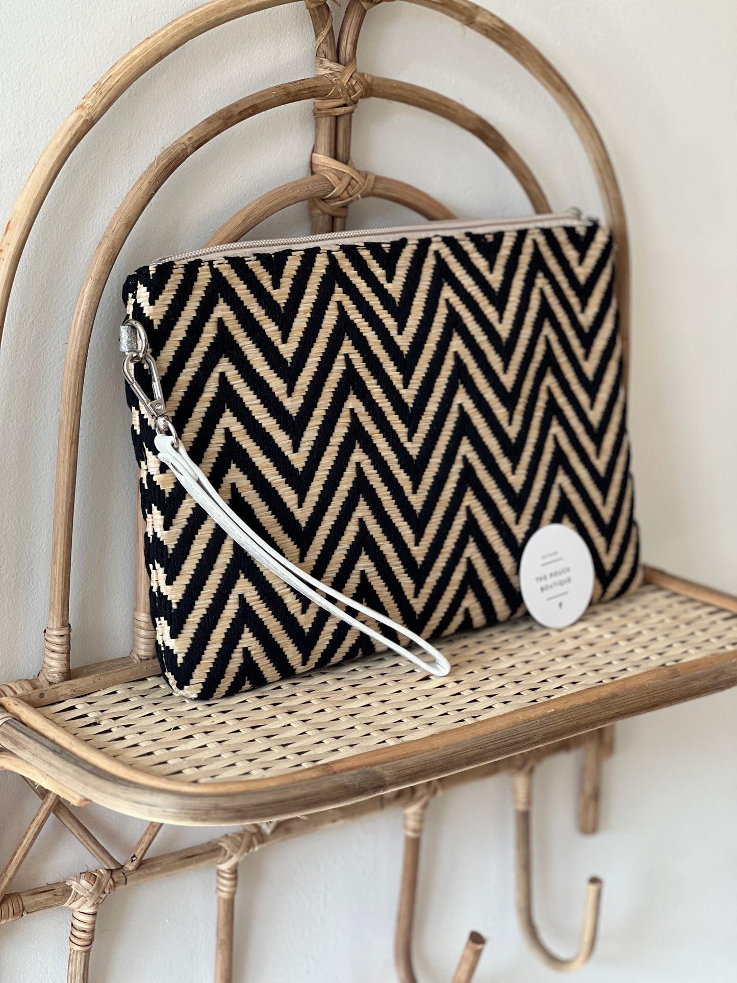 Chevron Clutch bag