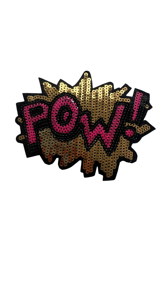 Sequin Pow Patch