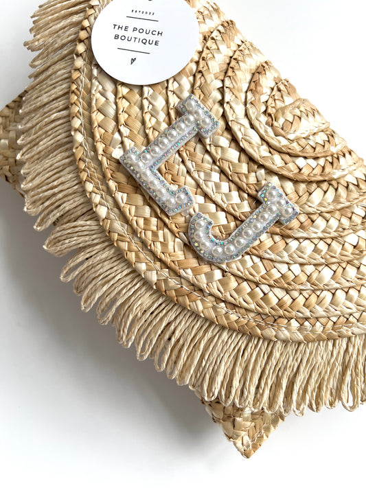 Straw Tassel Clutch Bags